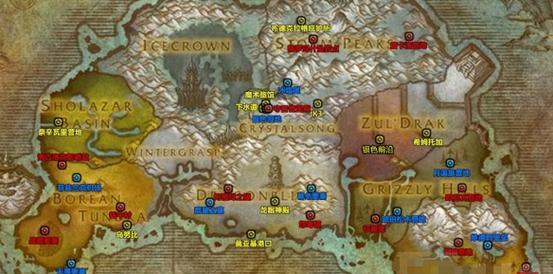 魔兽世界林萌之森位置？到达后有什么任务？