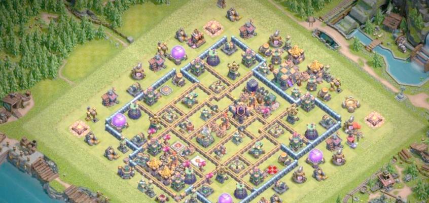 部落冲突中隐藏防御的技巧是什么？